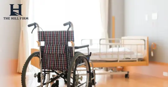 wheelchair at nursing home