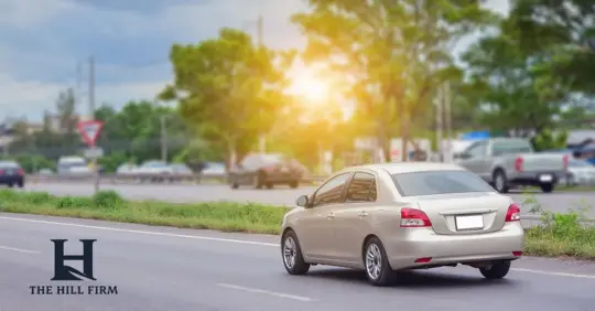car on sunny day