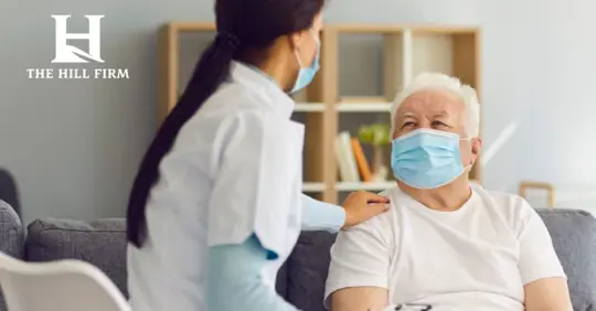 old man with infection